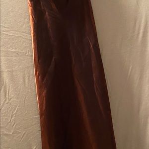 Morgan & Co. Metallic Bronze Dress/Gown Formal